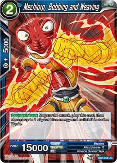 Mechiorp Bobbing and Weaving DB2-054 Draft Box 05 - Divine Multiverse Dragonball Super card