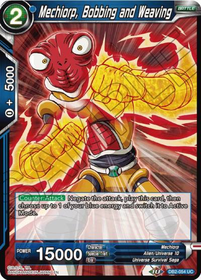 Mechiorp Bobbing and Weaving Reprint DB2-054 Battle Evolution Booster Dragonball Super card