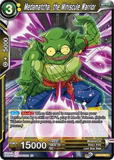 Medamatcha the Miniscule Warrior DB3-096 Draft Box 06 - Giant Force Dragonball Super card