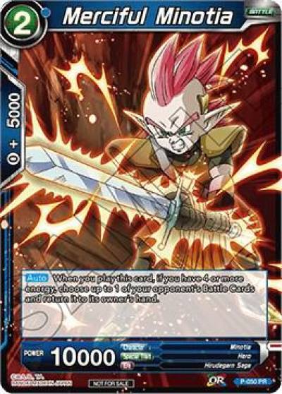 Merciful Minotia P-050 Promotion Cards Dragonball Super card