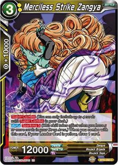 Merciless Strike Zangya Foil BT6-098 Destroyer Kings Dragonball Super card