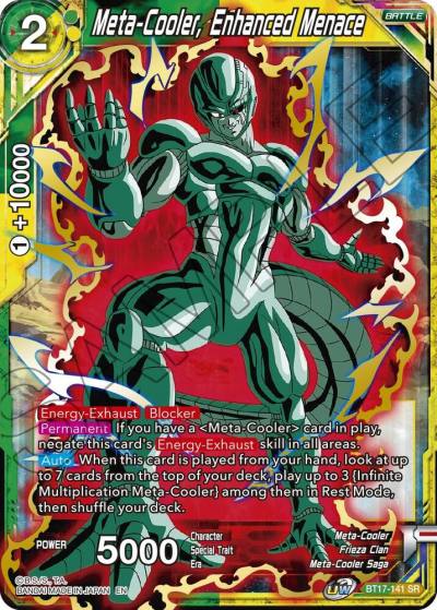 Meta Cooler Enhanced Menace BT17-141 Ultimate Squad Dragonball Super card