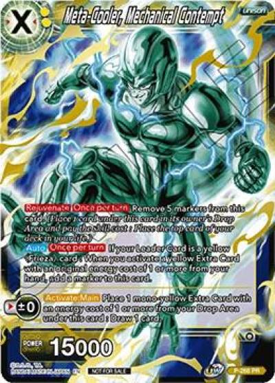 Meta Cooler Mechanical Contempt P-266 Promotion Cards Dragonball Super card