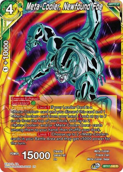 Meta Cooler Newfound Foe BT17-140 Ultimate Squad Dragonball Super card