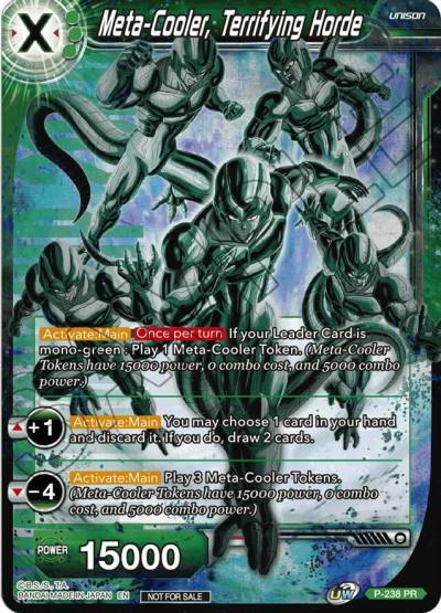 Meta Cooler Terrifying Horde P-238 Promotion Cards Dragonball Super card