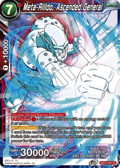 Meta Rilldo Ascended General BT17-017 Ultimate Squad Dragonball Super card