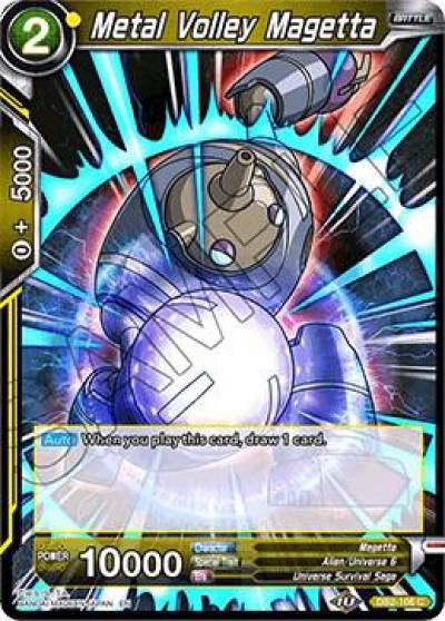 Metal Volley Magetta Foil DB2-106 Draft Box 05 - Divine Multiverse Dragonball Super card