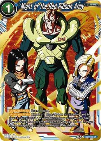 Might of the Red Ribbon Army XD2-06 Malicious Machinations Dragonball Super card