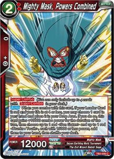 Mighty Mask Powers Combined TB2-008 World Martial Arts Tournament Dragonball Super card