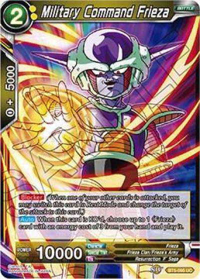 Military Command Frieza BT5-095 Miraculous Revival Dragonball Super card