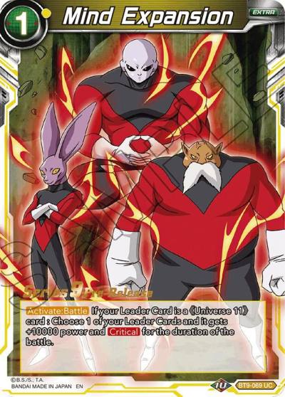 Mind Expansion BT9-069 Universal Onslaught Pre-Release Cards Dragonball Super card