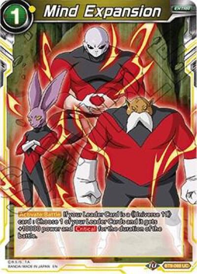 Mind Expansion Foil BT9-069 Universal Onslaught Dragonball Super card
