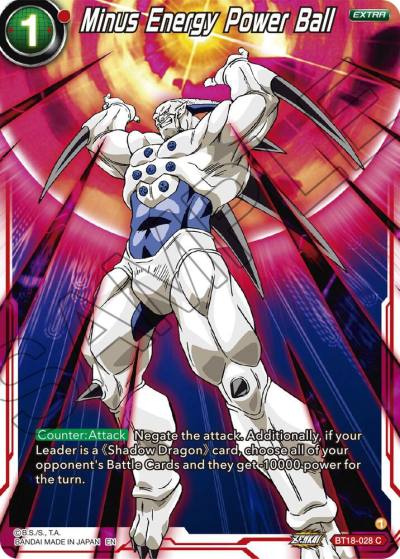Minus Energy Power Ball BT18-028 Dawn of the Z-Legends Dragonball Super card