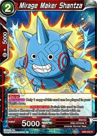 Mirage Maker Shantza DB2-020 Draft Box 05 - Divine Multiverse Dragonball Super card