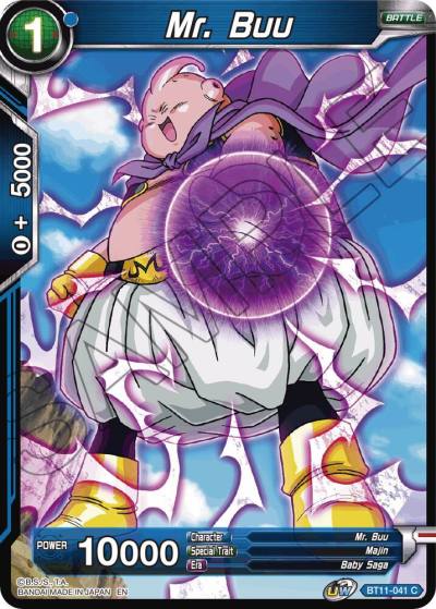 Mr Buu BT11-041 Vermilion Bloodline Dragonball Super card