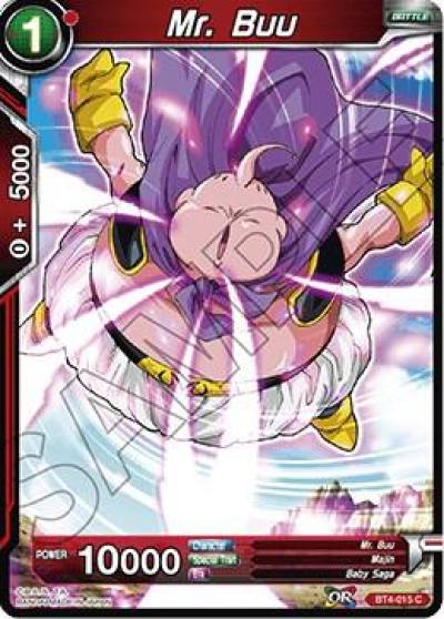 Mr Buu BT4-015 Colossal Warfare Dragonball Super card