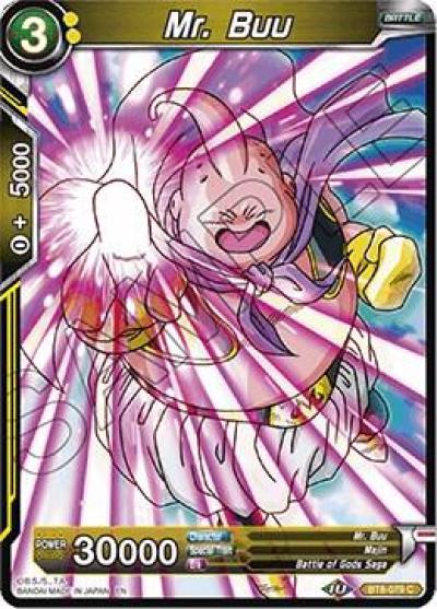 Mr Buu BT8-079 Malicious Machinations Dragonball Super card