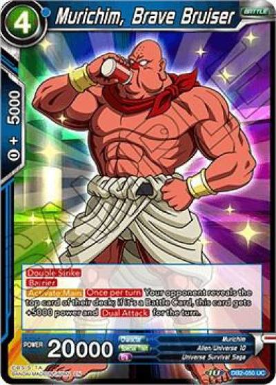 Murichim Brave Bruiser DB2-050 Draft Box 05 - Divine Multiverse Dragonball Super card