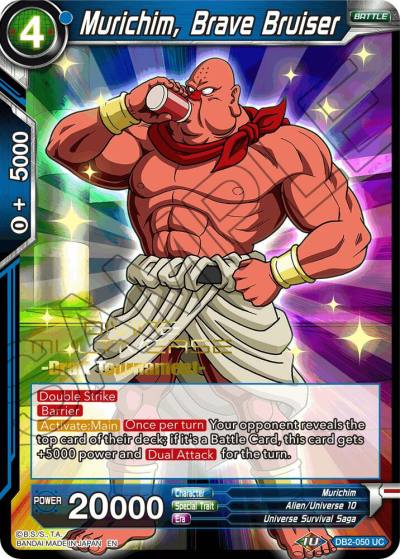 Murichim Brave Bruiser Divine Multiverse Draft Tournament DB2-050 Tournament Promotion Cards Dragonball Super card