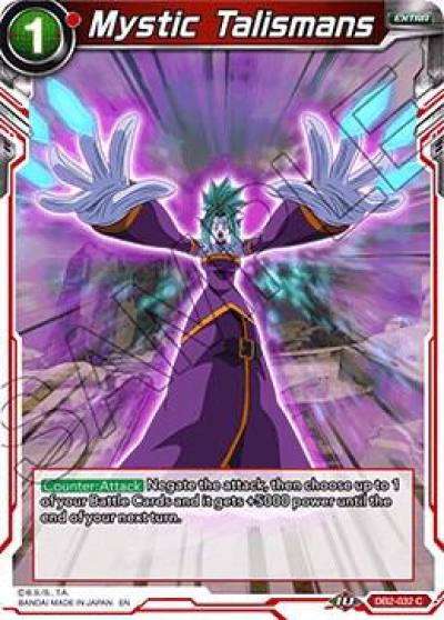 Mystic Talismans Foil DB2-032 Draft Box 05 - Divine Multiverse Dragonball Super card