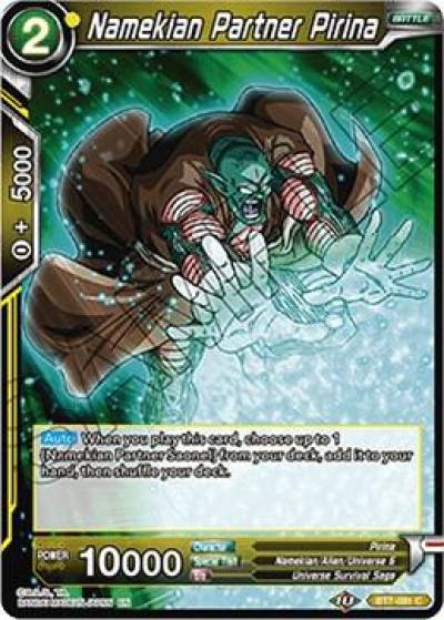 Namekian Partner Pirina Foil BT7-091 Assault of the Saiyans Dragonball Super card