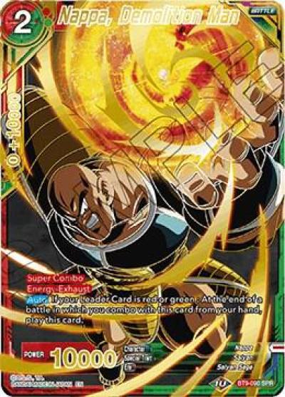 Nappa Demolition Man SPR BT9-090 Universal Onslaught Dragonball Super card