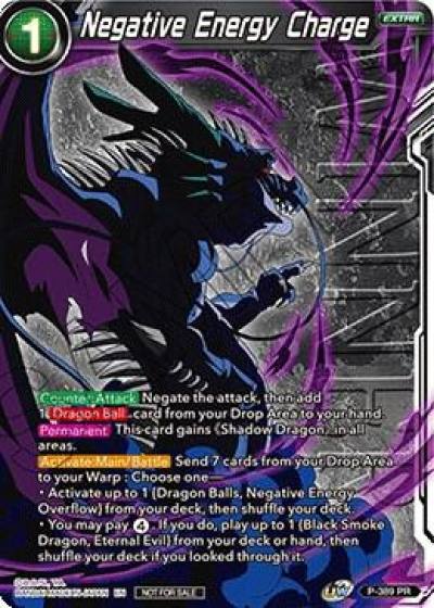 Negative Energy Charge Tournament Pack Vol 8 Winner P-389 Tournament Promotion Cards Dragonball Super card