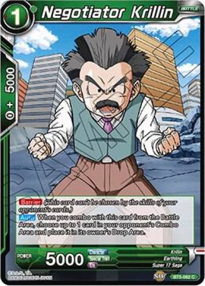Negotiator Krillin BT5-062 Miraculous Revival Dragonball Super card