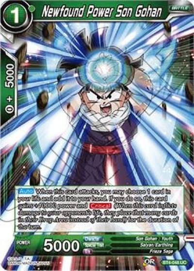Newfound Power Son Gohan BT4-048 Colossal Warfare Dragonball Super card