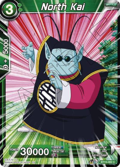 North Kai BT15-082 Saiyan Showdown Dragonball Super card