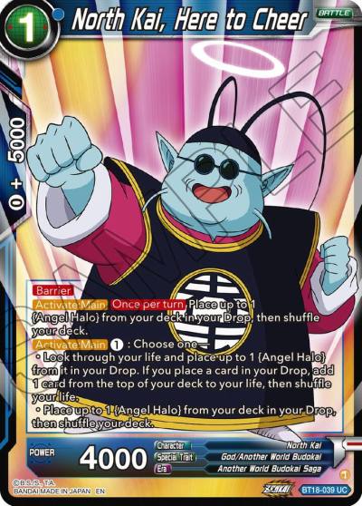 North Kai Here to Cheer BT18-039 Dawn of the Z-Legends Dragonball Super card