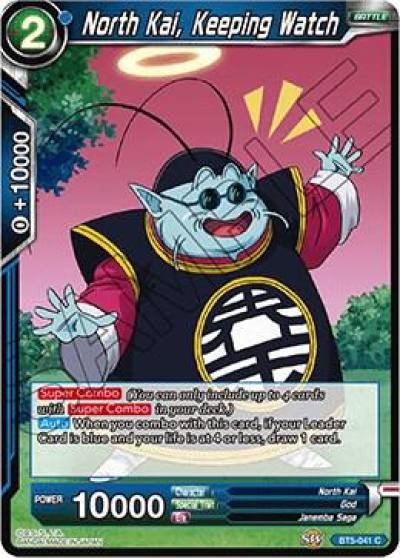 North Kai Keeping Watch Foil BT5-041 Miraculous Revival Dragonball Super card