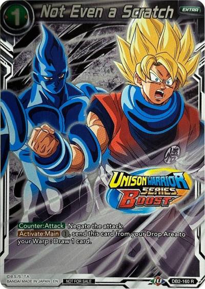 Not Even a Scratch Event Pack 08 Alternate Foil DB2-160 Tournament Promotion Cards Dragonball Super card