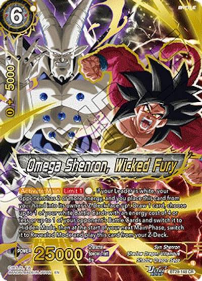 Omega Shenron Wicked Fury BT29-148 Fearsome Rivals Dragonball Super card