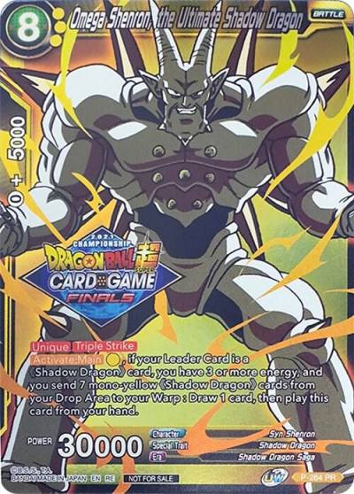 Omega Shenron the Ultimate Shadow Dragon 2021 Tournament Pack Vault Set P-284 Promotion Cards Dragonball Super card
