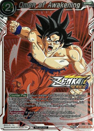 Omen of Awakening Event Pack 11 EX11-07 Tournament Promotion Cards Dragonball Super card