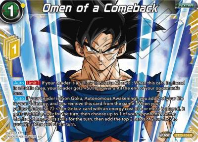 Omen of a Comeback Foil BT23-104 Perfect Combination Dragonball Super card