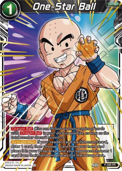 One Star Ball Alternate Art Foil P-089 Special Anniversary Set Dragonball Super card