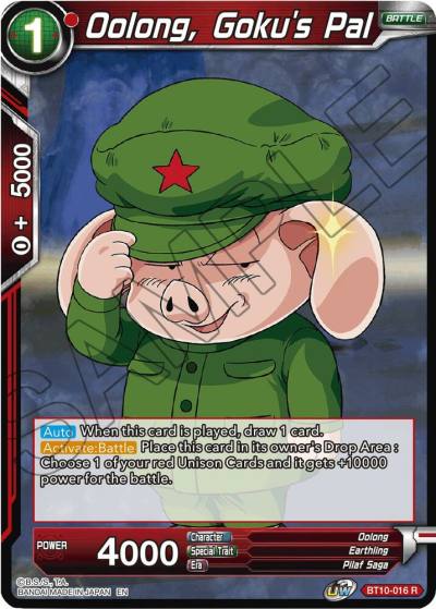 Oolong Gokus Pal Foil BT10-016 Rise of the Unison Warrior Dragonball Super card