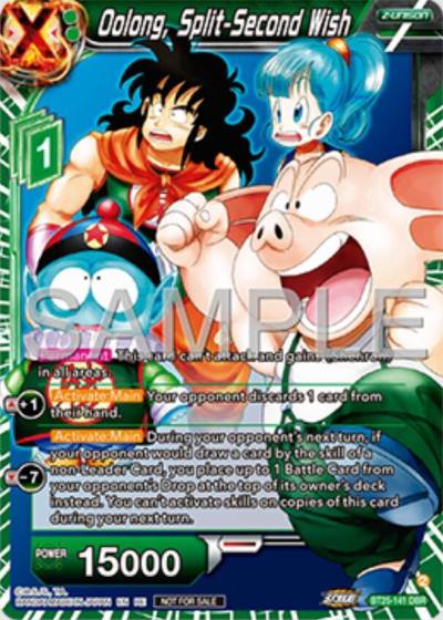 Oolong Split Second Wish Deluxe Pack 2025 Vol1 BT25-141 Promotion Cards Dragonball Super card