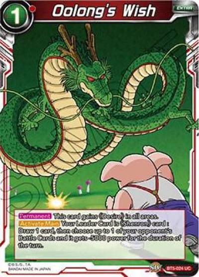 Oolongs Wish BT5-024 Miraculous Revival Dragonball Super card