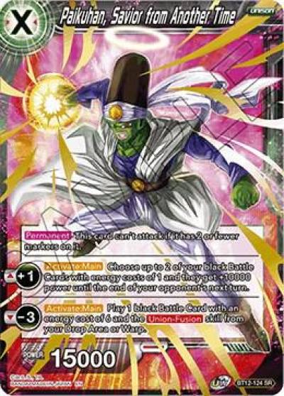 Paikuhan Savior from Another Time BT12-124 Vicious Rejuvenation Dragonball Super card