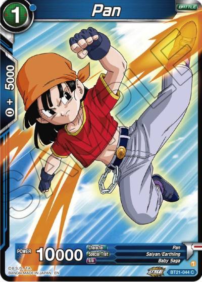 Pan BT21-044 Wild Resurgence Dragonball Super card
