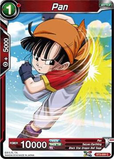 Pan BT3-009 Cross Worlds Dragonball Super card