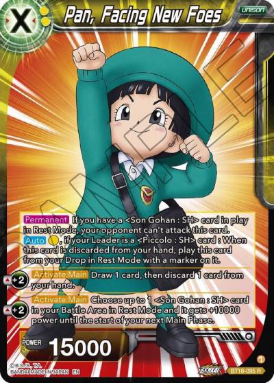 Pan Facing New Foes BT18-095 Promotion Cards Dragonball Super card