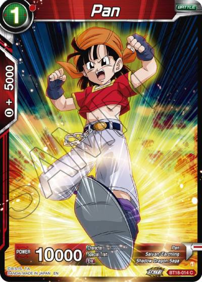 Pan Foil BT18-014 Dawn of the Z-Legends Dragonball Super card