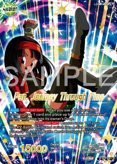 Pan Pan Journey Through Time Gold Stamped P-657 Promotion Cards Dragonball Super card