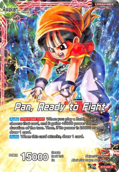Pan Pan Ready to Fight 2018 Big Card Pack BT3-001 Promotion Cards Dragonball Super card