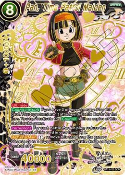 Pan Time Patrol Maiden BT15-155 Saiyan Showdown Dragonball Super card