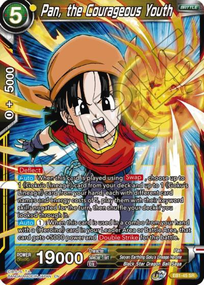 Pan the Courageous Youth EB1-45 Battle Evolution Booster Dragonball Super card